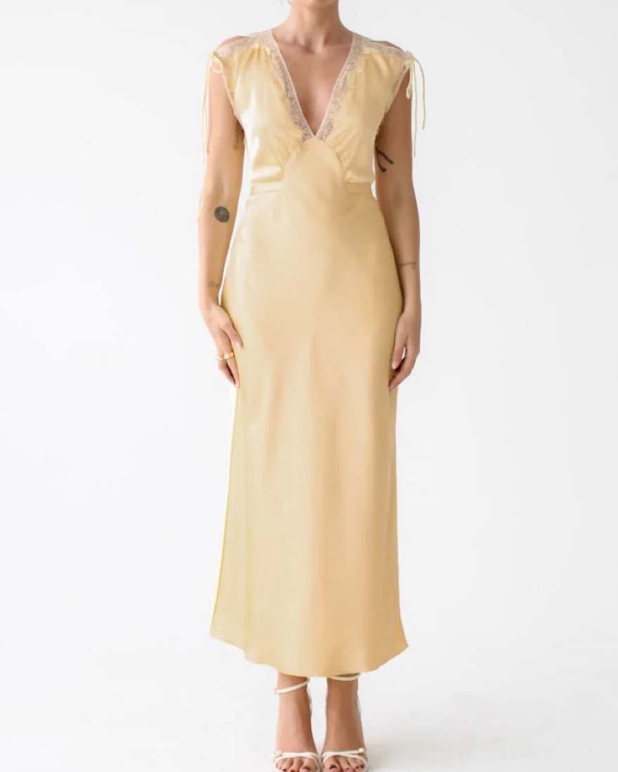 monarch midi dress Monarch Midi Dress | Cream | Size M