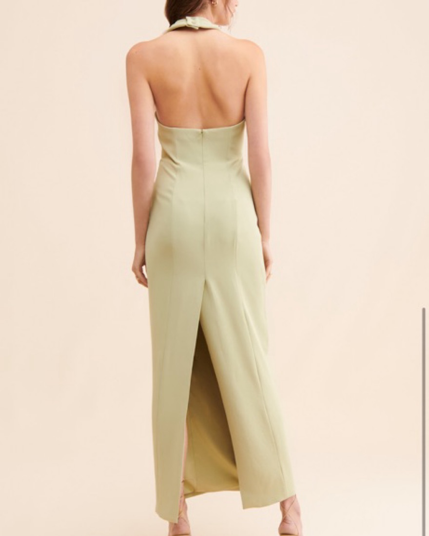 Ronny Kobo Lenox Halter Dress by Ronny Kobo - Pickle