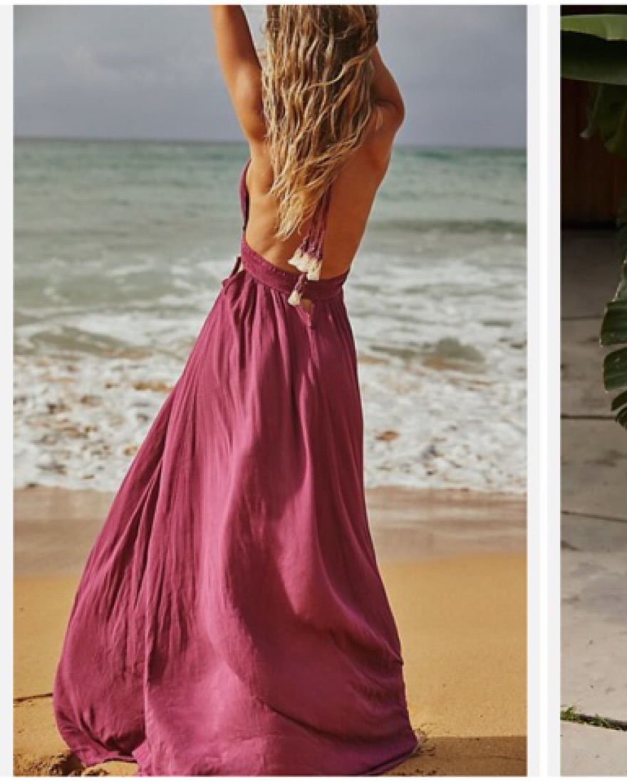 Free People Look Into The Sun Maxi Dress by Free People - Pickle