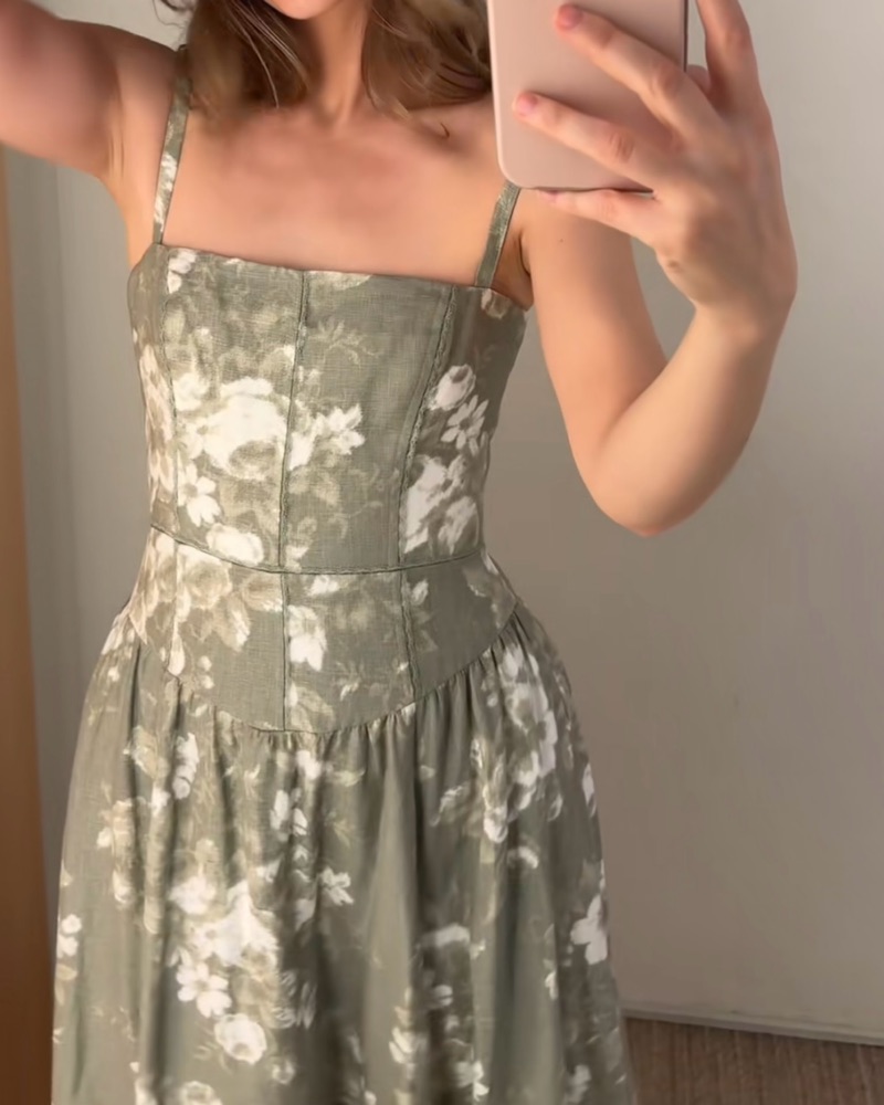 Reformation Katarin Midi Dress by Reformation - Pickle
