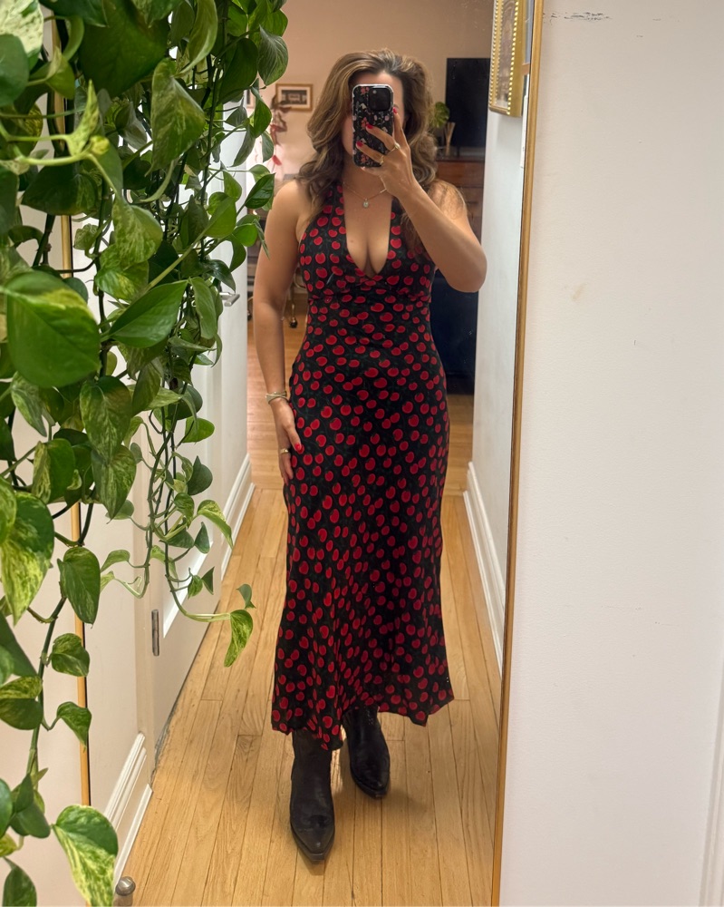 Staud Tomato Dress Midi by Staud - Pickle