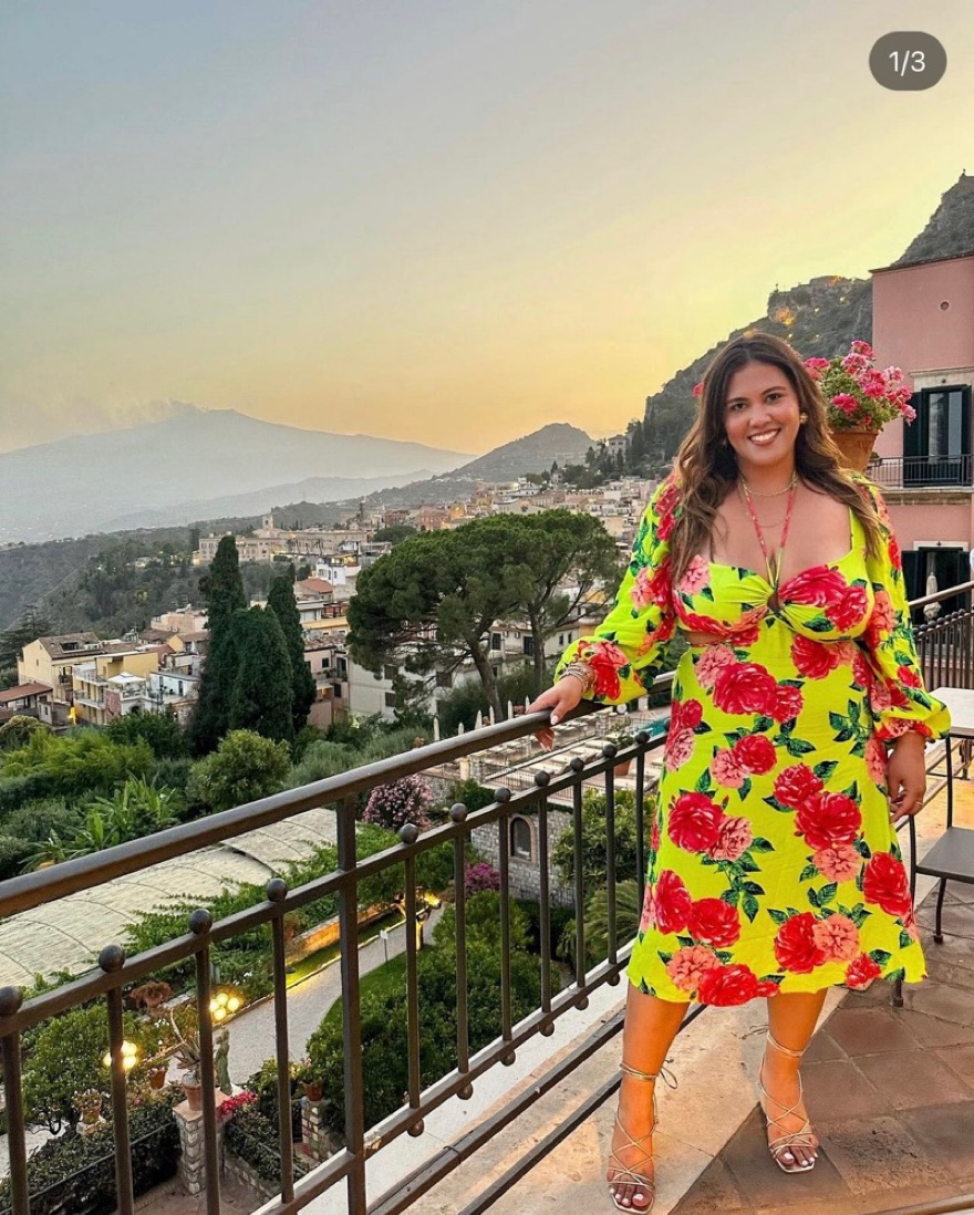 AFRM Bekah Maxi Dress - Lime Rose Garden by AFRM - Pickle