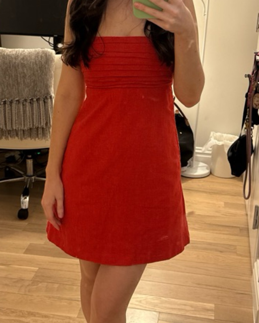 Linen Skort Dress by Abercrombie and Fitch - Pickle