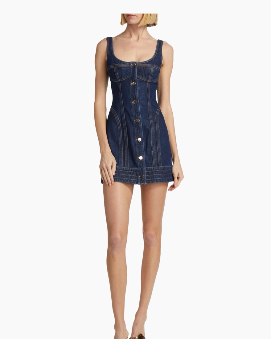 Acler Valleybrook Denim Mini dress by Acler - Pickle