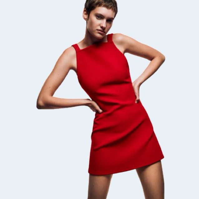 retro short dress 1950s Vintage A-Line V Neck Wedding Dresses with Sleeves Detail: Off Shoulder Select Pants Size:34 which is because its Evangelina Mini Dress Fashion