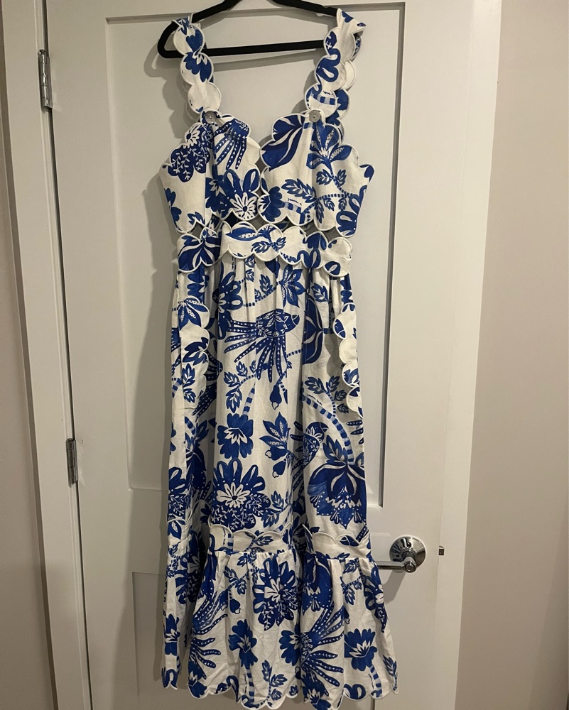 farm rio flowerful birds maxi dress Farm Rio Flowerful Birds Maxi Dress by Farm Rio