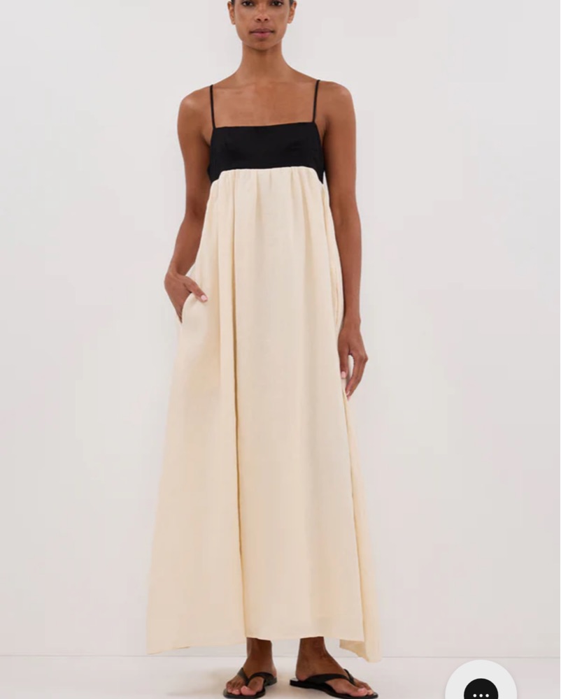 Dissh ELENA BUTTERMILK LINEN MAXI DRESS by Dissh - Pickle