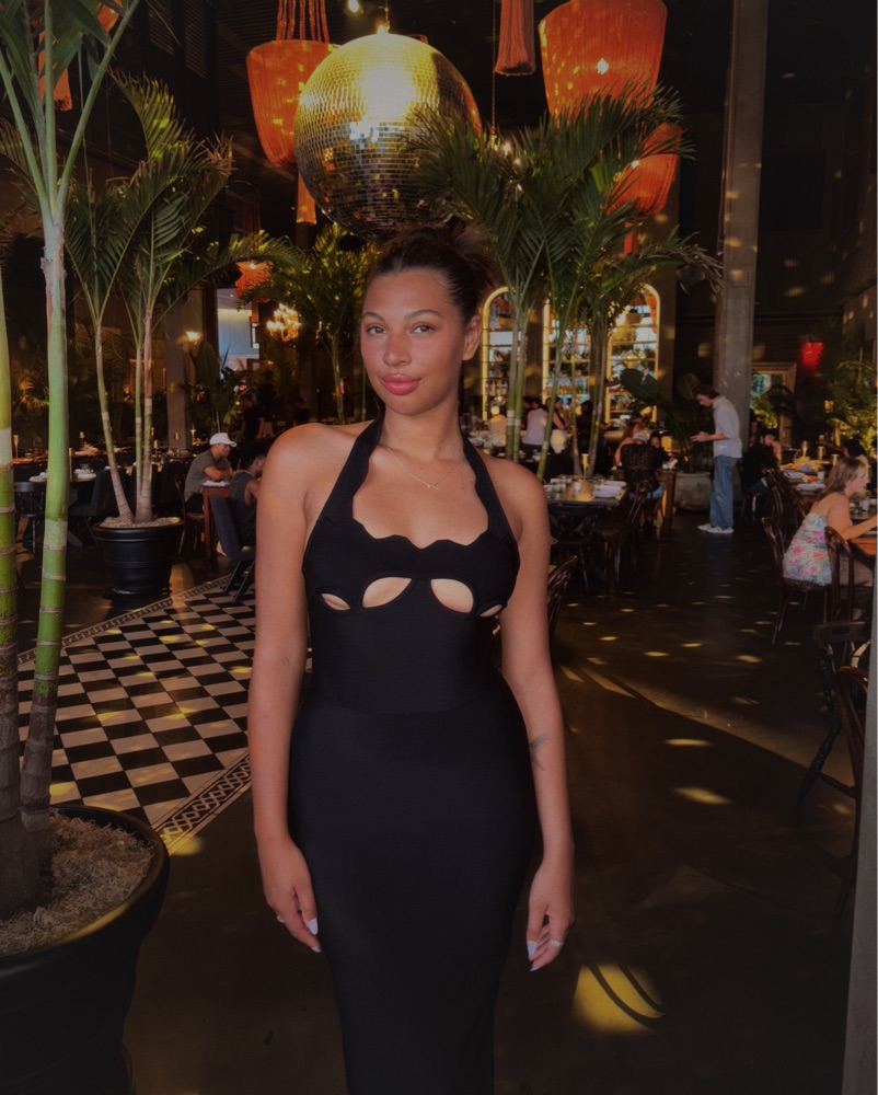 YG collection GIANNA HALTER GOWN by YG Collection - Pickle