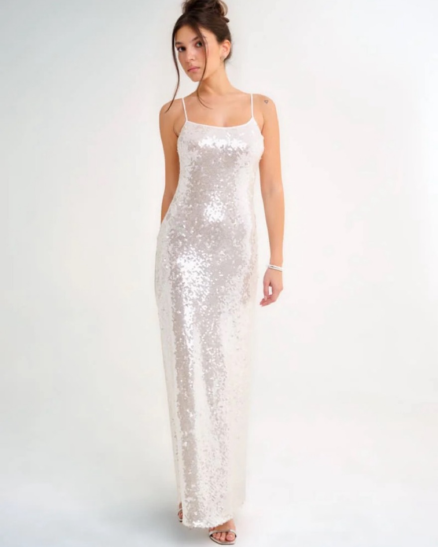 rumored sequin slip maxi dress Rumored Vintage Slip Maxi Dress by Rumored
