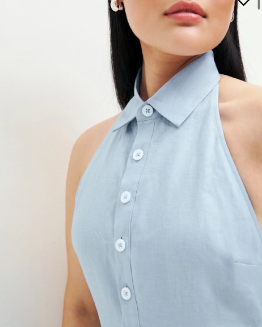 Reformation Tace Linen Dress by Reformation - Pickle
