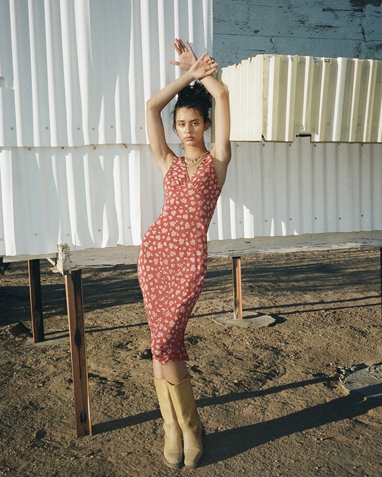 Realisation Stephanie Dress in Saffron | Pickle