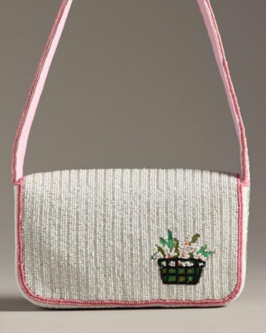 Beaded Anthro Purse by Anthropologie - Pickle