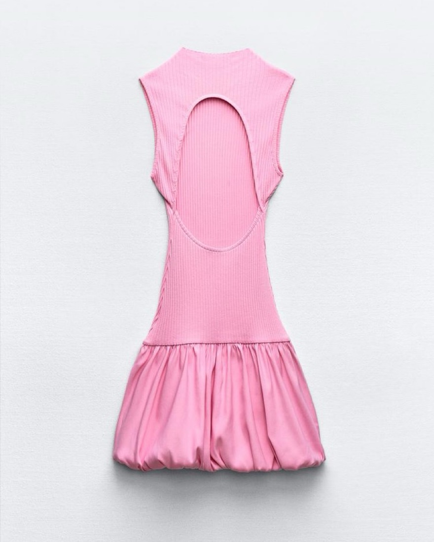 Rose Frantz ♥ Rose Balloon Mini Dress /追跡付 MICKDRESS_YD2545001LYB-