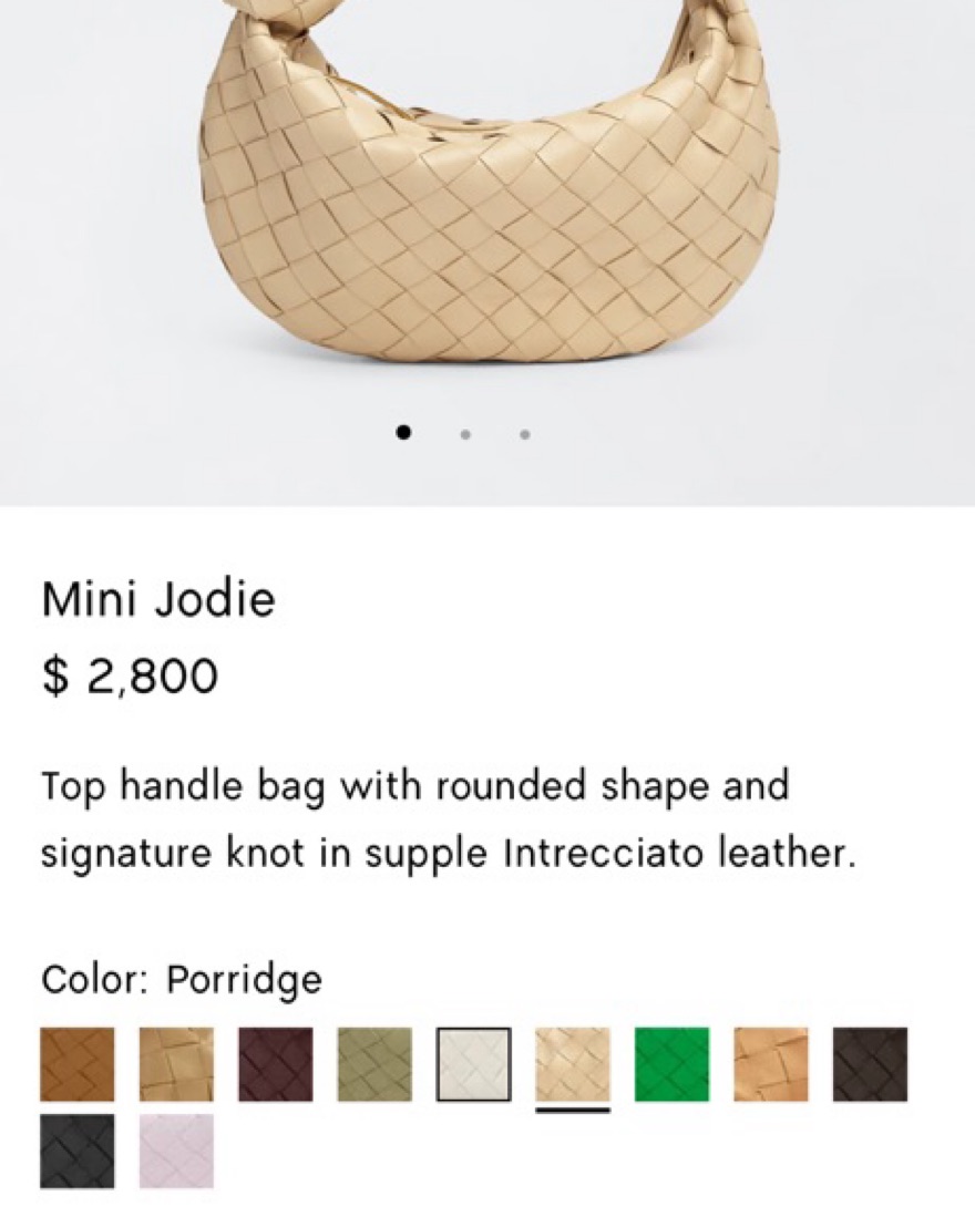 ★ベッシィジョンソン★激熱アイテム★IN A PICKLE BAG★バッグ $2,800 Bottega Veneta Jodie Bag in Beige | Pickle