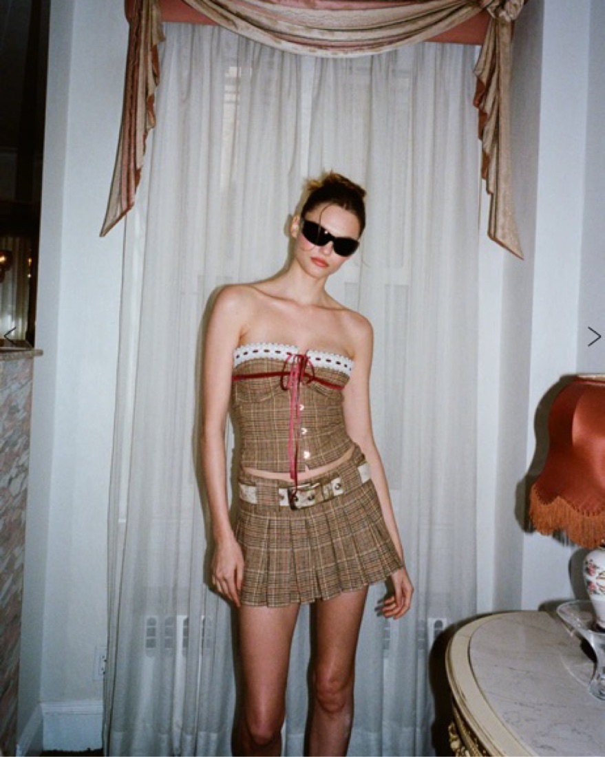 With Jean Sabrin Top in Check print | Pickle