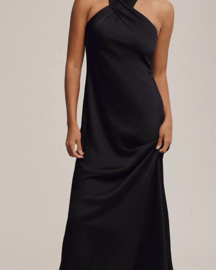 multiway jersey dress Dusty blue jersey infinity dress main image 1