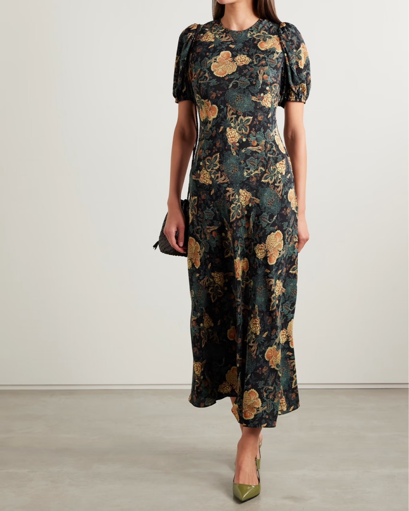 ulla midi dress Ulla Johnson Nadya Short Sleeve Midi Dress