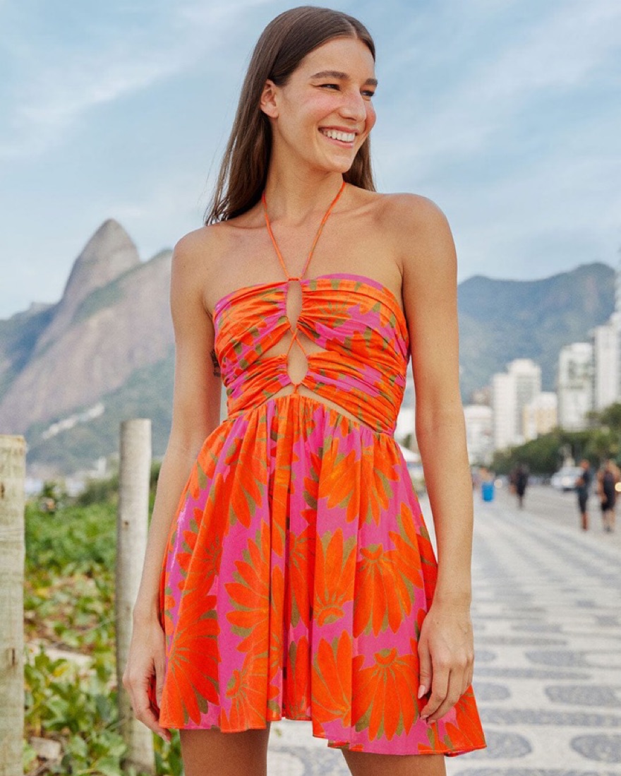 hot shot mini dress hot pink Serrano Mini Dress Hot Pink