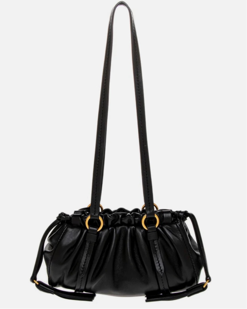 バッグ archive miumiu mini Boston leather black Miu Miu - Leather boston bag black - The Corner