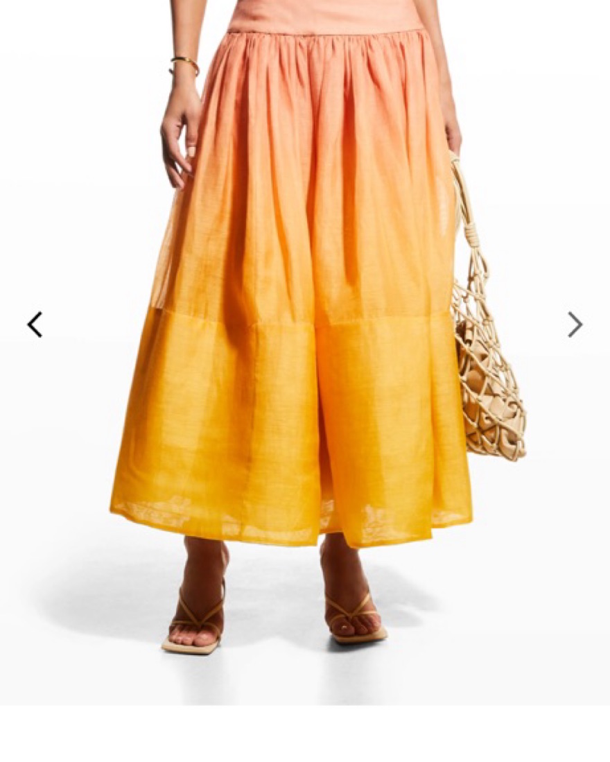 スカート ZIMMERMANN Women Skirts 0726SF241SPIC Orange Orange Zimmermann Skirts for Women | Lyst