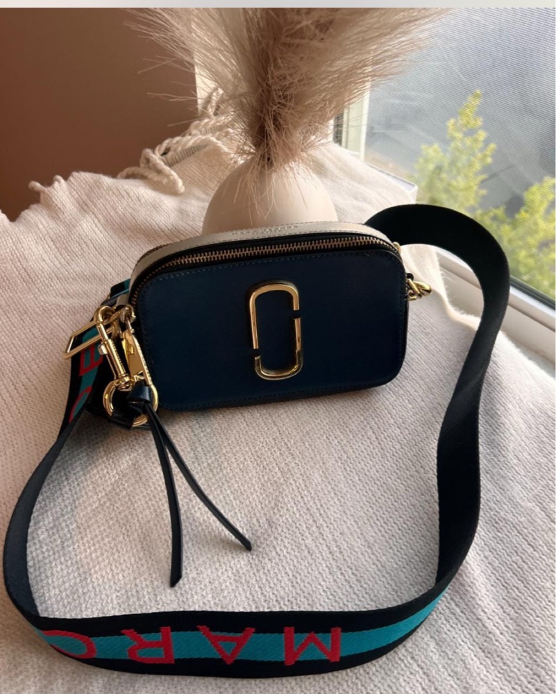 お*り様 MARC JACOBSショルダーバッグ Navy and Gold Marc Jacobs Crossbody Bag by Marc jacobs - Pickle