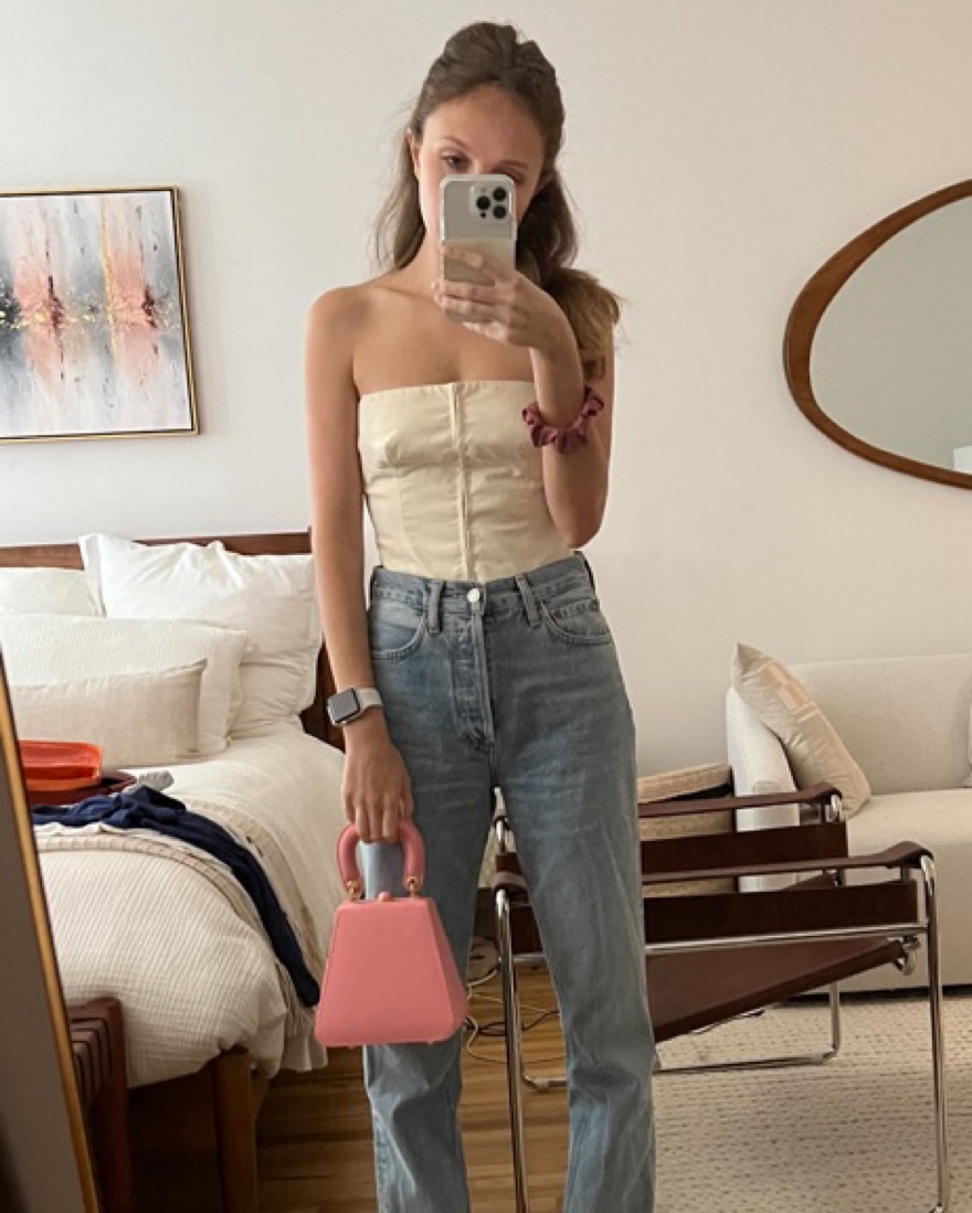 Orseund Iris Minimal Bustier by Orseund Iris - Pickle
