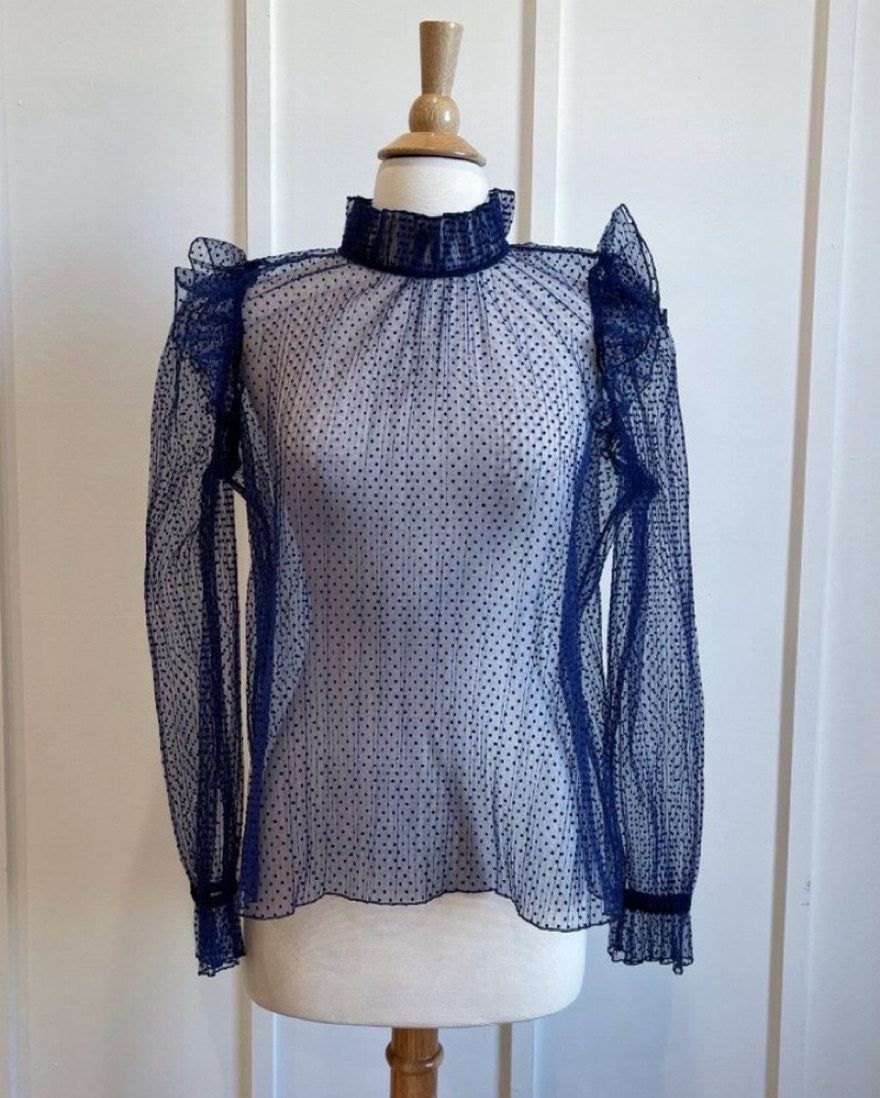 Sezane Sheer Blouse | Pickle