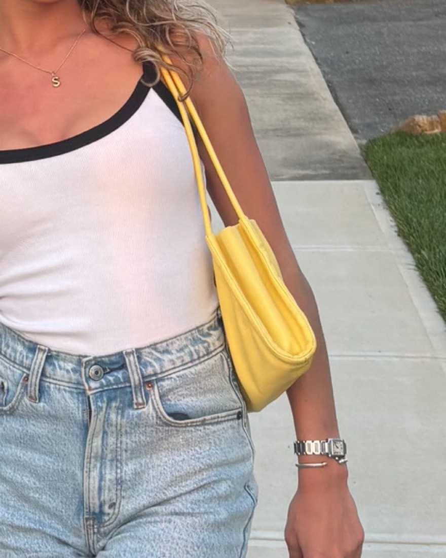 Yellow Staud Bag | Pickle