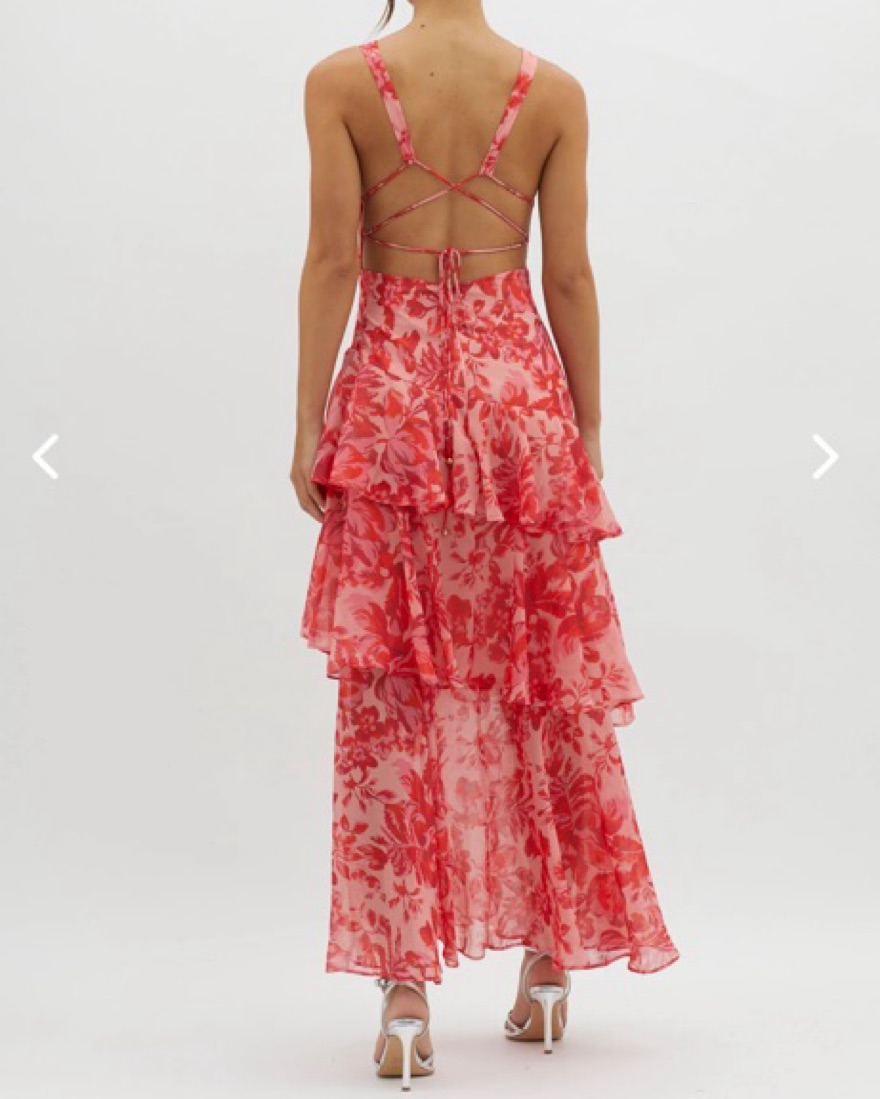 a white graduation dress Velvi High-Low White Graduation Dress Tahlia White / 2 main image 1