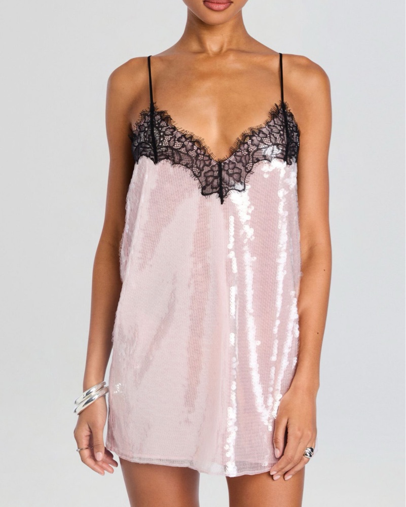 periwinkle lace dress Periwinkle Gown with Feathered Lace Back main image 0