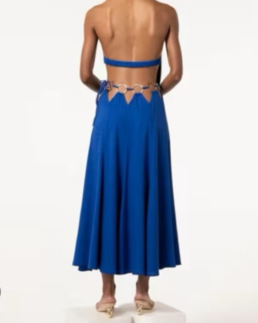 Cult Gaia Idris Skirt Persian Blue by Cult Gaia - Pickle