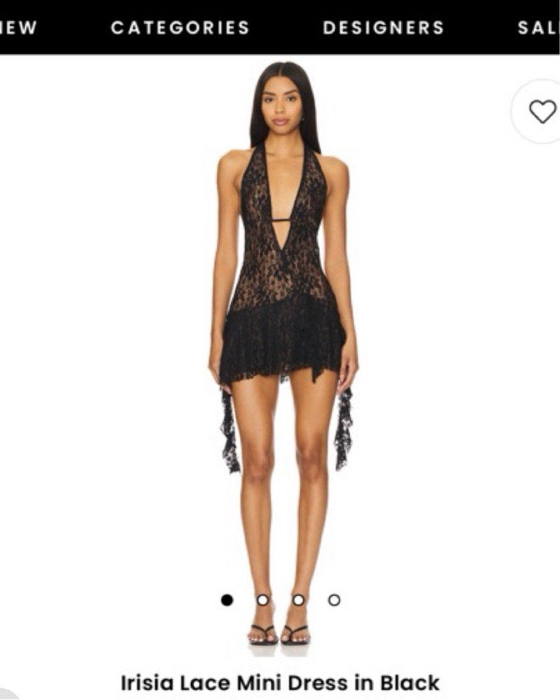 IAMGIA Irisia Lace Mini dress Black by I AM GIA - Pickle