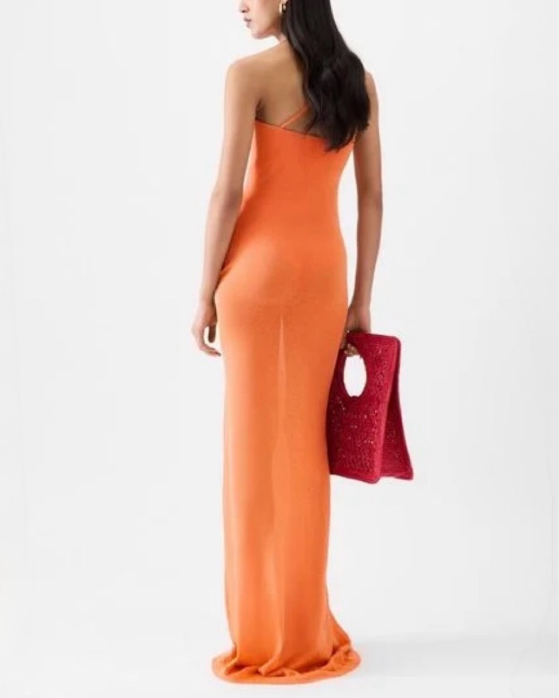 Orange Jacquemus Knit Dress by Jacquemus - Pickle