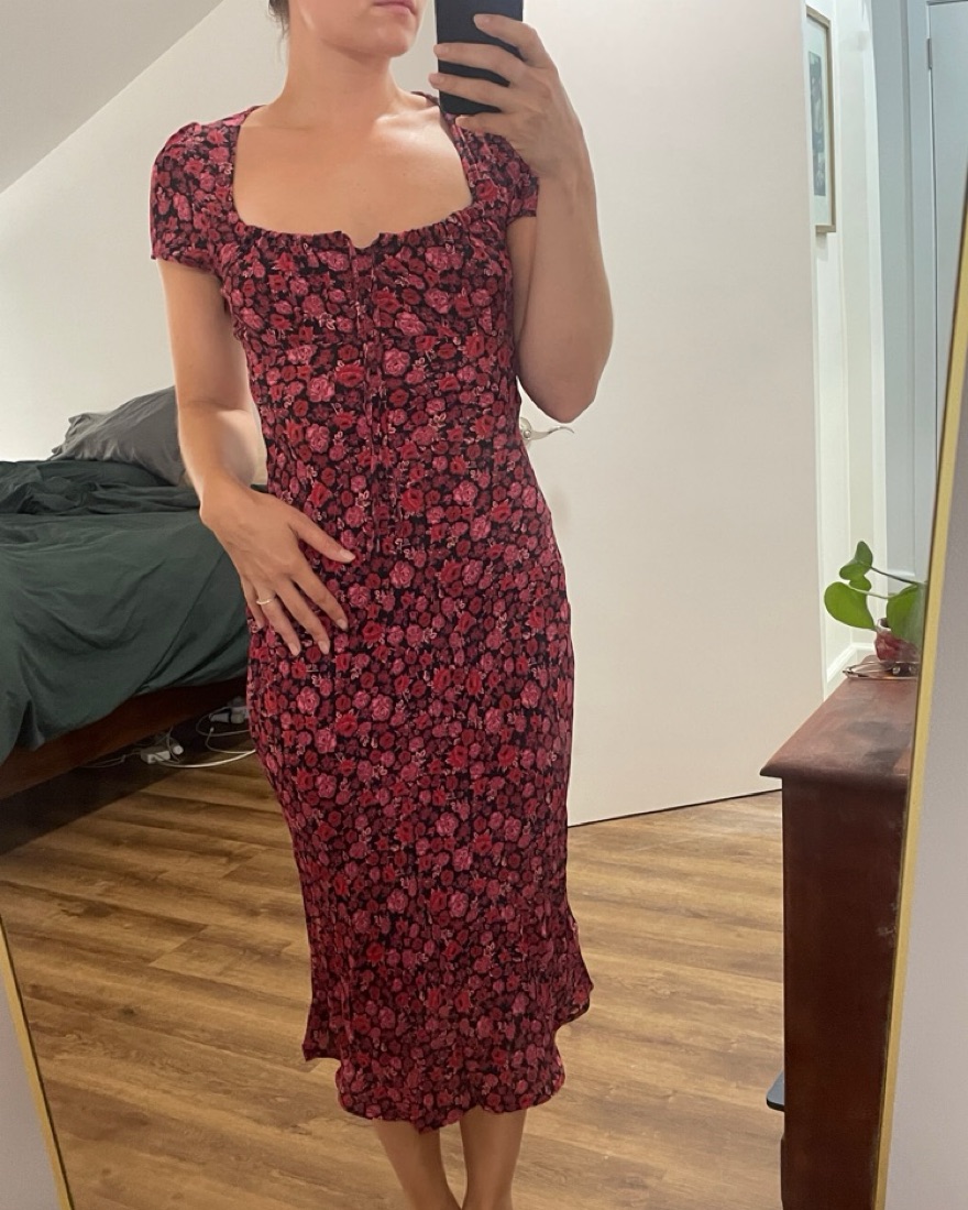 Rouje PARIS INES DRESS size34 花柄ロングワンピース Rouje Ines Dress by Rouje Paris - Pickle