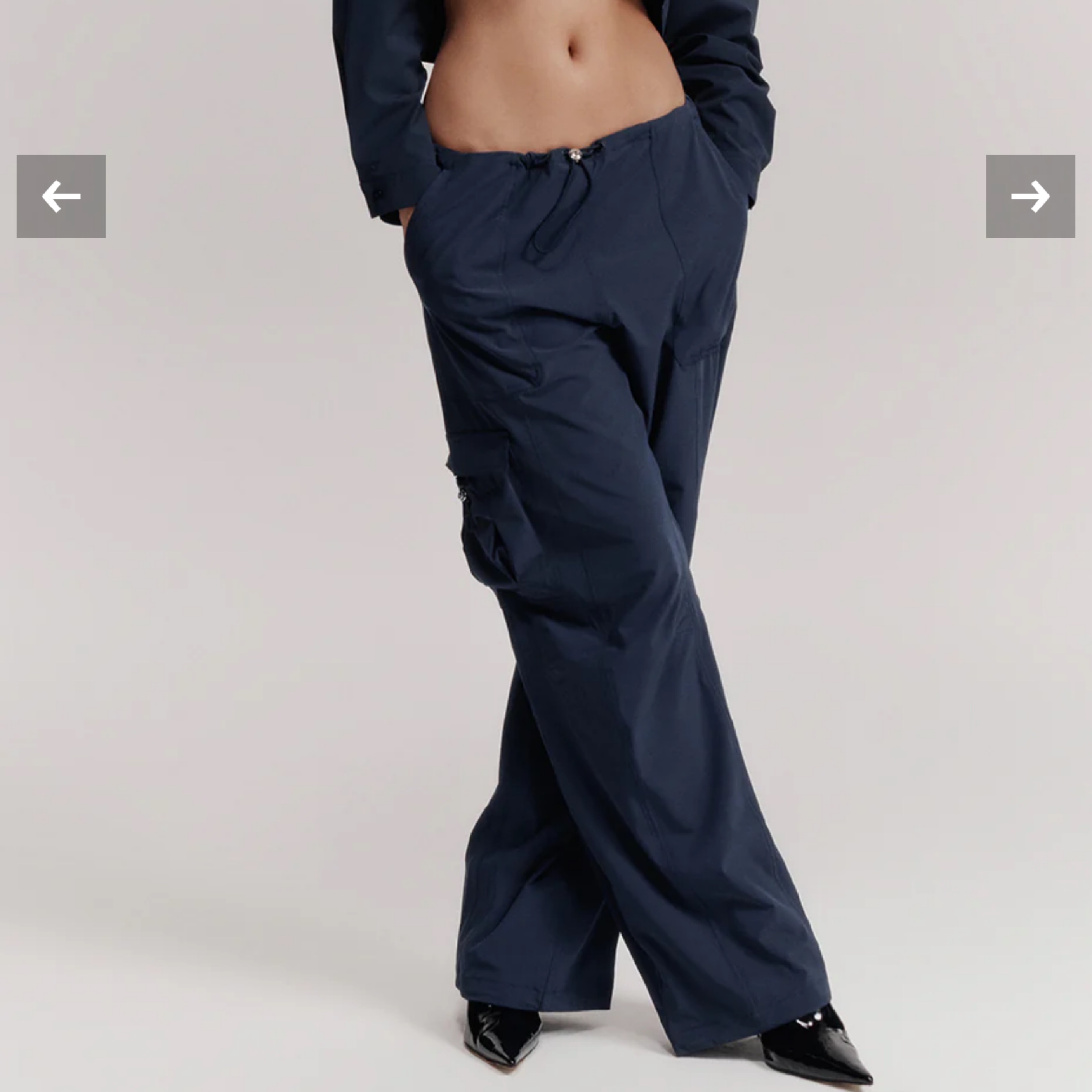 Alo Megastar Navy Cargo Pants by Alo Yoga | Pickle