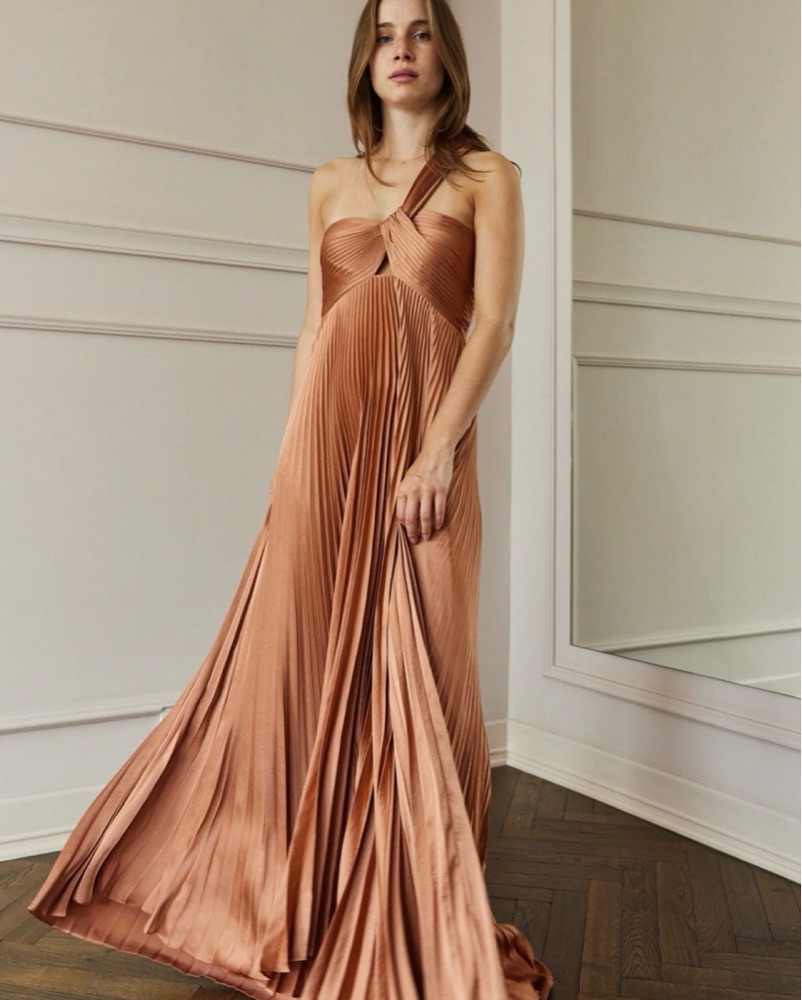 A.L.C. Nessa Gown in Torta by ALC - Pickle