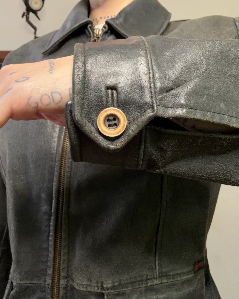 Vintage Guess Leather Jacket ✨ Rare by Guess - Pickle