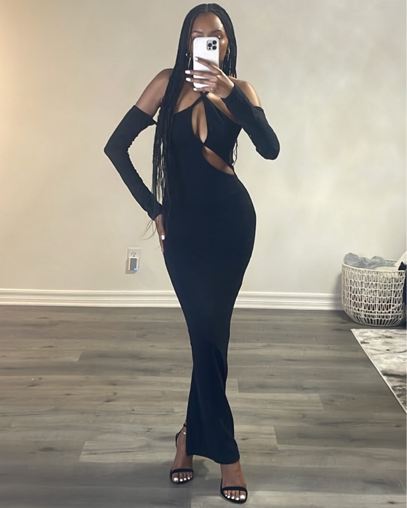 woman blue dresses KissProm Sweetheart Aqua Sheath Long Prom Dresses, Aqua / 2 Black Deep V Neckline made picture color Color:Cream/Black
