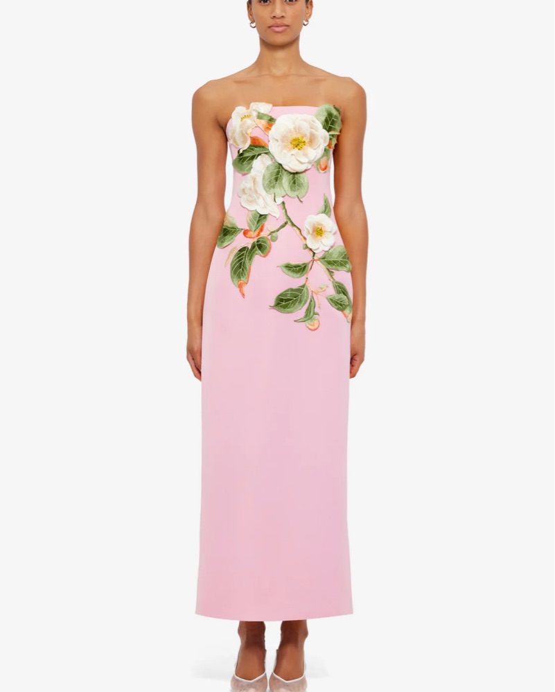 long floral dresses Andrea & Leo A1332 Long Floral Formal Dress - Blue - Sleeveless A-Line Tulle main image 1