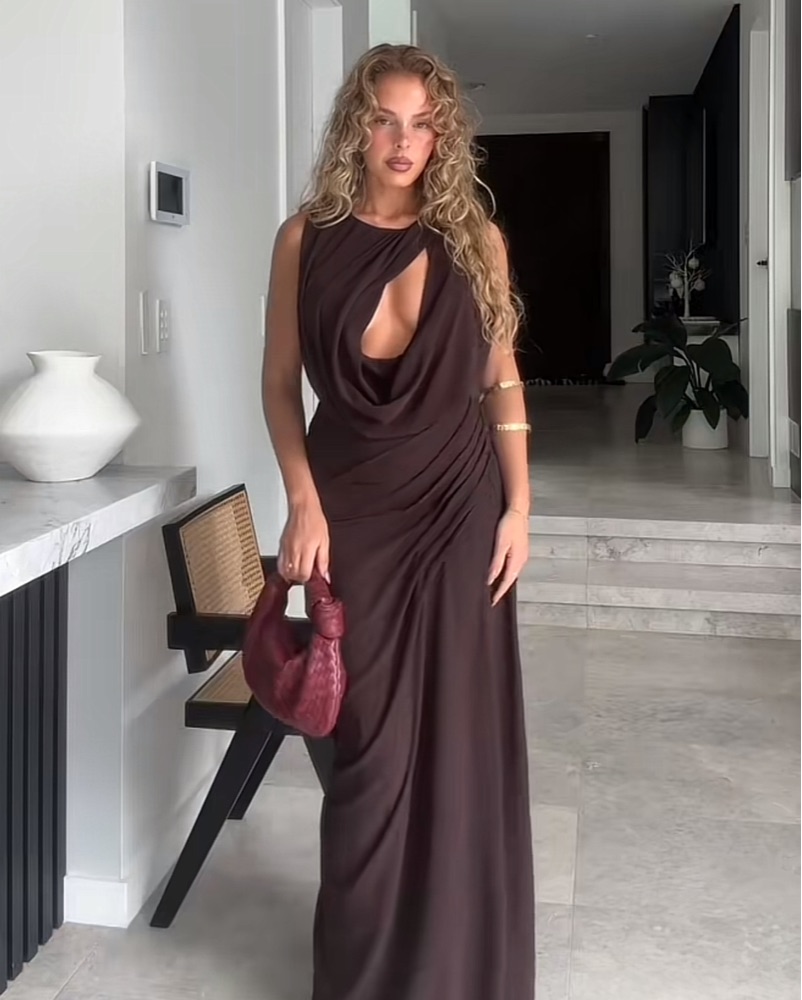 Meshki Oria Maxi Dress by Meshki - Pickle