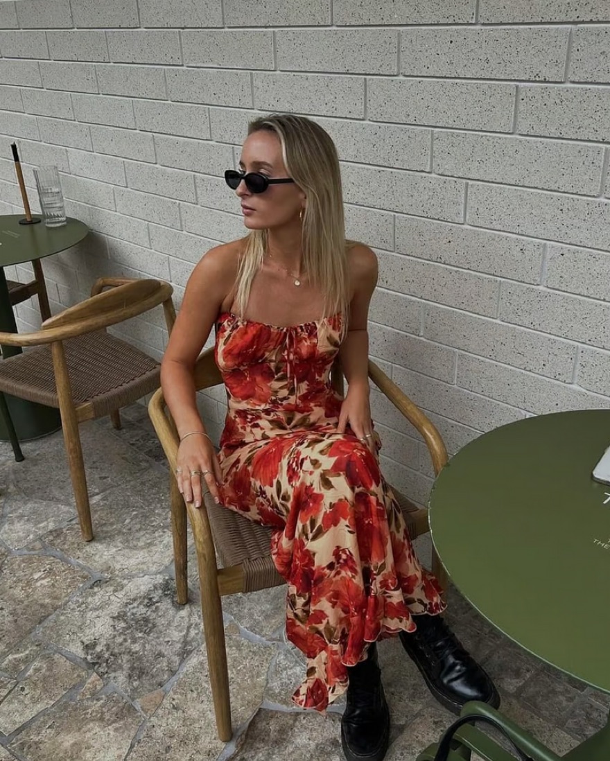 off the shoulder dress long sleeve Long Sleeve Off-shoulder Maxi Dress | Butter Rib