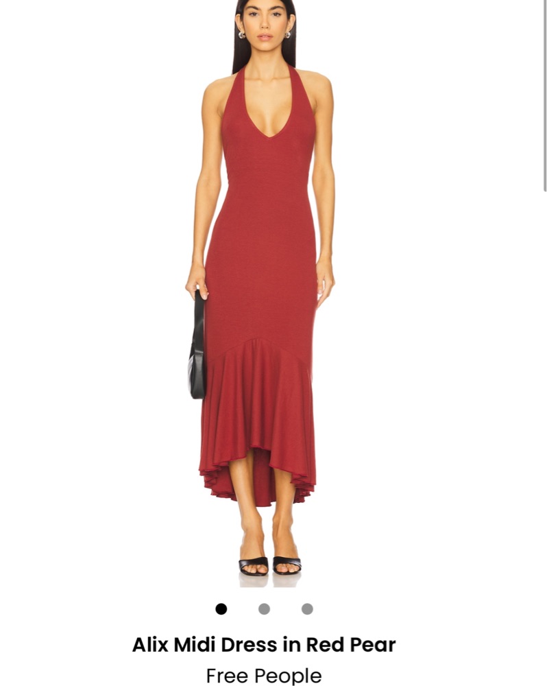 Free people Alix Midi Dress by Free People - Pickle