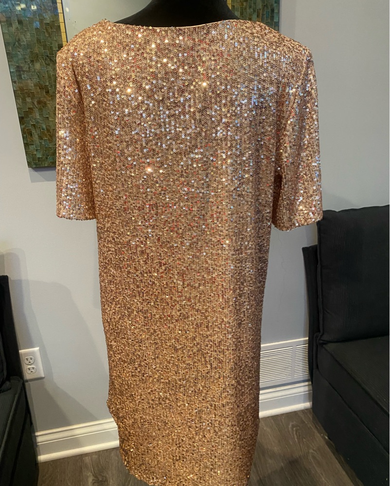 Dazzling Sequin Midi Dress by Steve Madden - Pickle