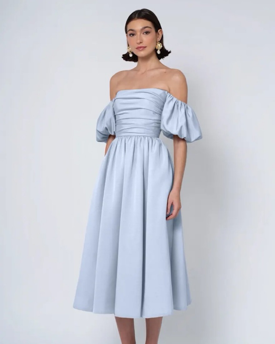 jenny blue dress Jenny Organza Dress in Light Blue – Macy's Dollhouse main image 0