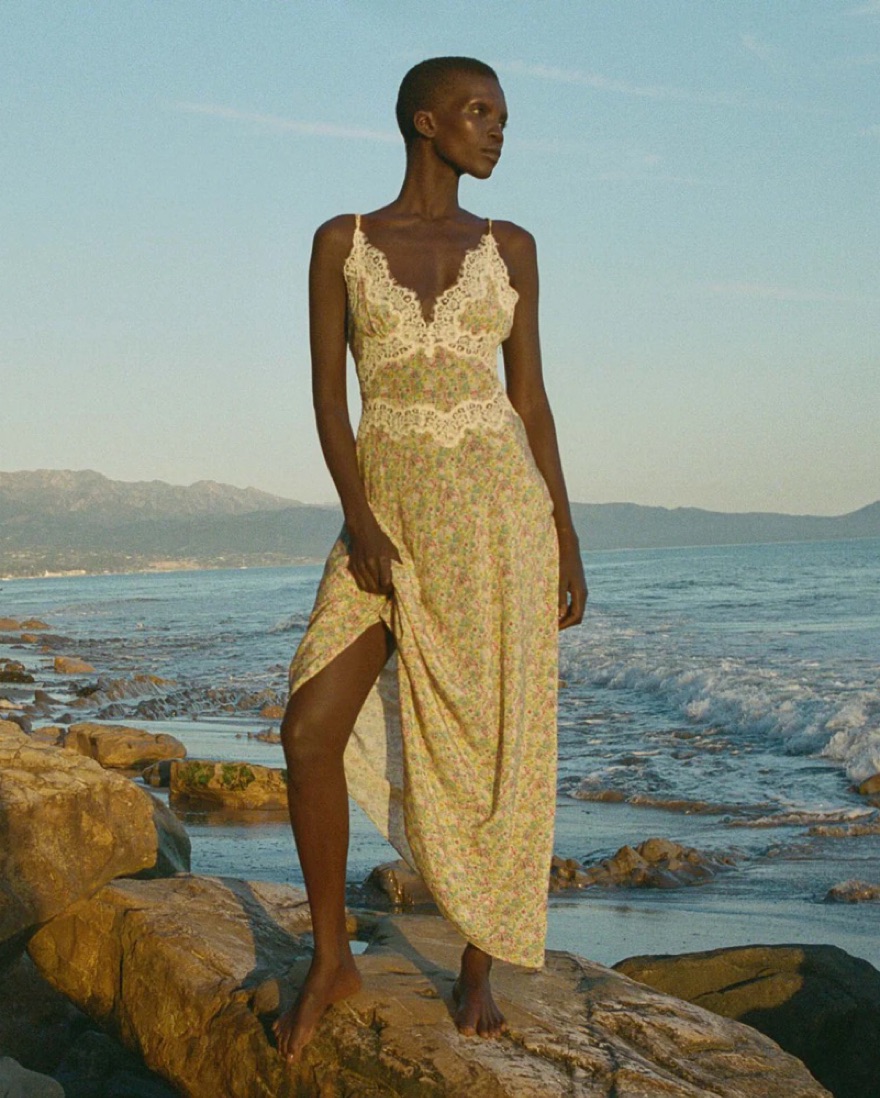 lace detail maxi dress venus Lace Detail Maxi Dress main image 1