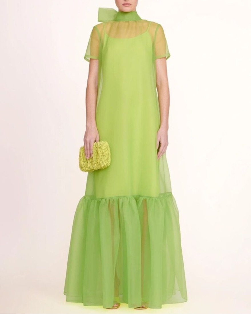 kiwi green dress Kiwi Symphony Long Dress XL