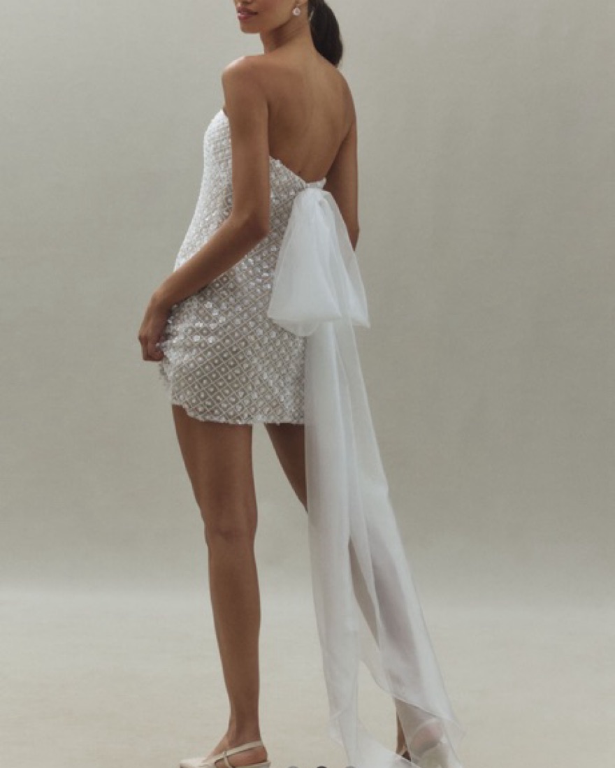 watters prancer tie-strap beaded tulle mini dress Marci Beaded Maxi Dress main image 1