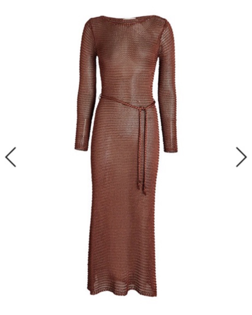 Zimmerman Lurex Knit Midi Dress by Zimmermann - Pickle