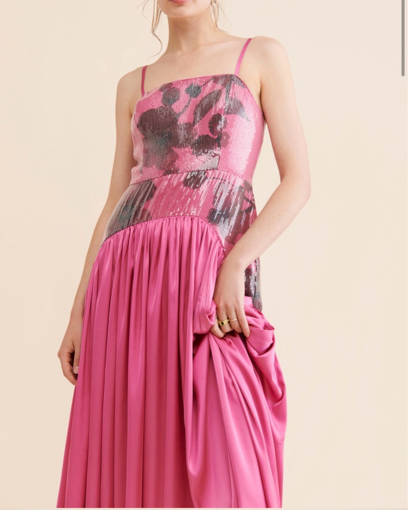 hutch printed sequin slip dress Printed Sequin Slip Dress