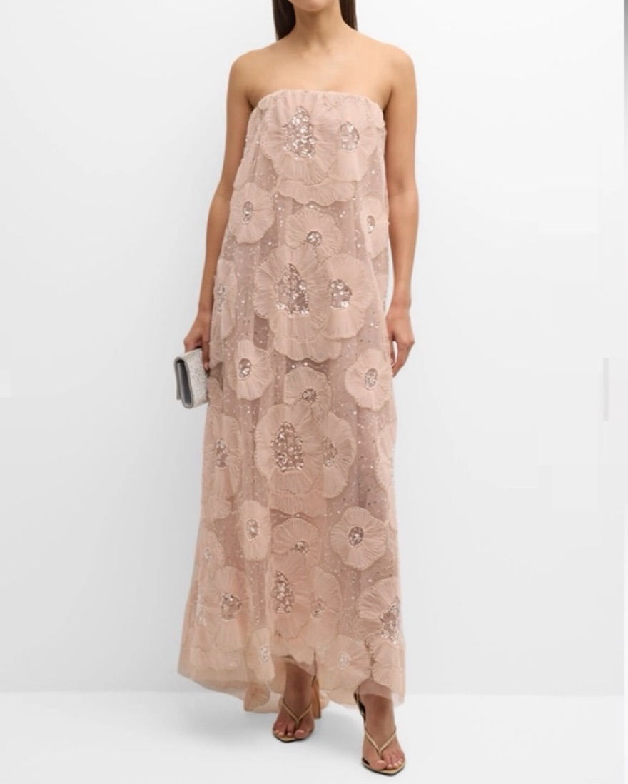 Helsi Margot Strapless Beaded Gown Pink by Helsi - Pickle
